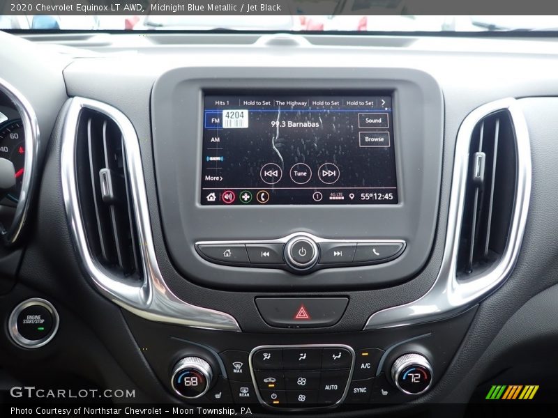 Midnight Blue Metallic / Jet Black 2020 Chevrolet Equinox LT AWD