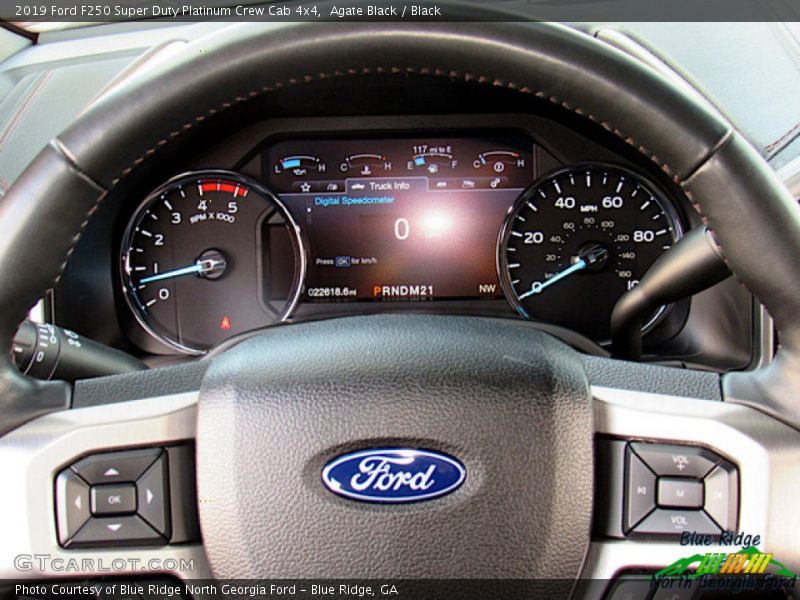 Agate Black / Black 2019 Ford F250 Super Duty Platinum Crew Cab 4x4