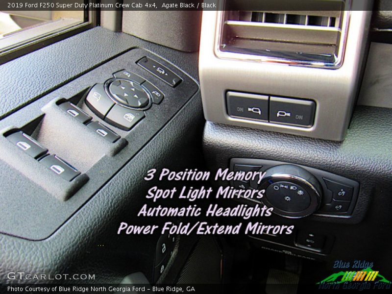 Agate Black / Black 2019 Ford F250 Super Duty Platinum Crew Cab 4x4