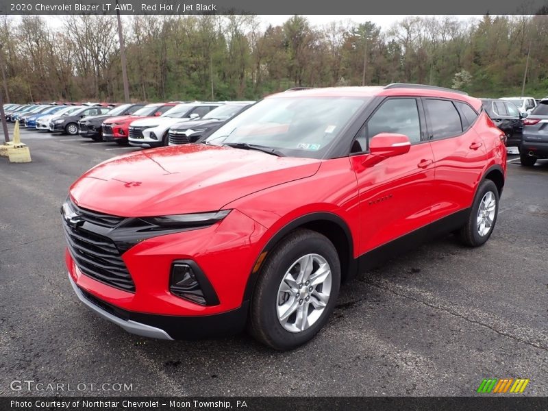 Red Hot / Jet Black 2020 Chevrolet Blazer LT AWD