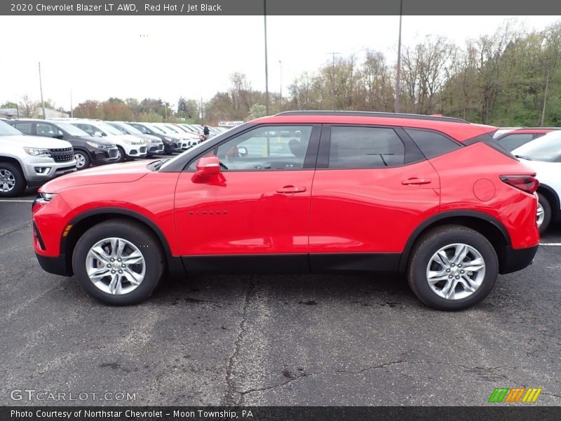 Red Hot / Jet Black 2020 Chevrolet Blazer LT AWD