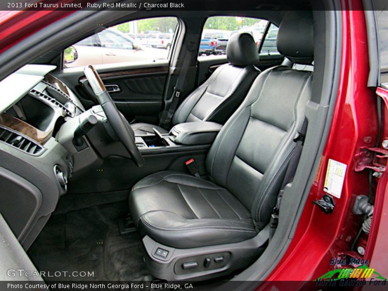 Ruby Red Metallic / Charcoal Black 2013 Ford Taurus Limited