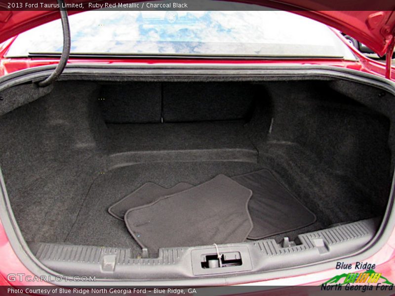 Ruby Red Metallic / Charcoal Black 2013 Ford Taurus Limited