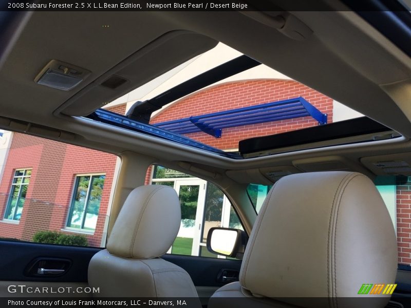 Newport Blue Pearl / Desert Beige 2008 Subaru Forester 2.5 X L.L.Bean Edition