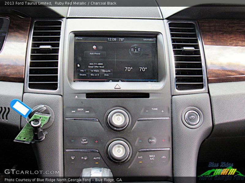 Ruby Red Metallic / Charcoal Black 2013 Ford Taurus Limited