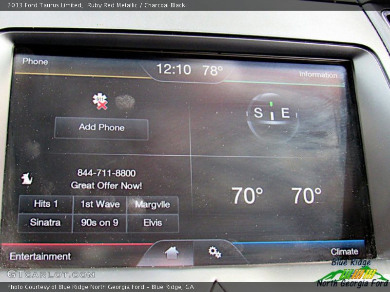 Ruby Red Metallic / Charcoal Black 2013 Ford Taurus Limited