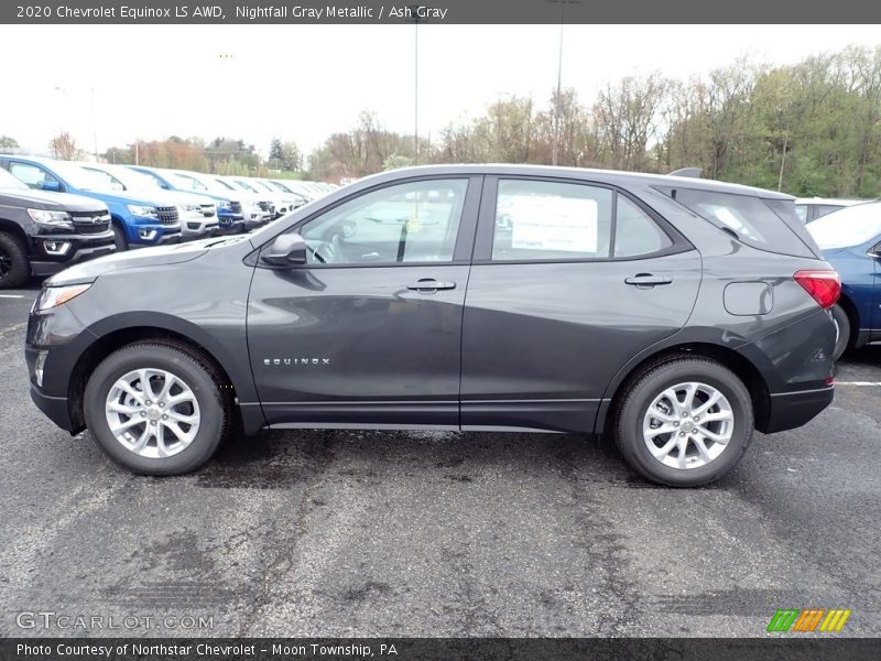 Nightfall Gray Metallic / Ash Gray 2020 Chevrolet Equinox LS AWD