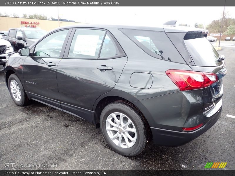 Nightfall Gray Metallic / Ash Gray 2020 Chevrolet Equinox LS AWD
