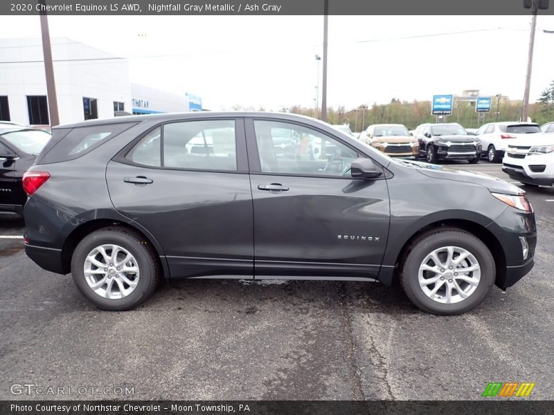 Nightfall Gray Metallic / Ash Gray 2020 Chevrolet Equinox LS AWD