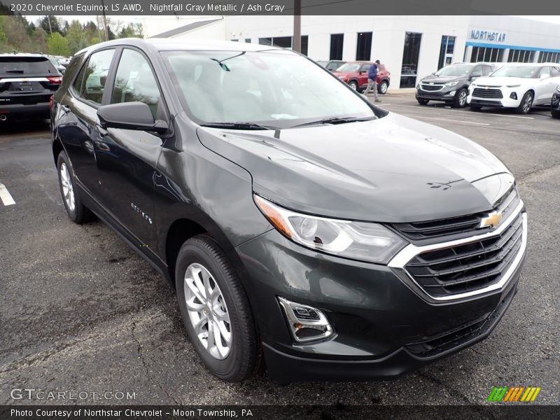Nightfall Gray Metallic / Ash Gray 2020 Chevrolet Equinox LS AWD