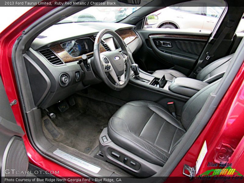 Ruby Red Metallic / Charcoal Black 2013 Ford Taurus Limited