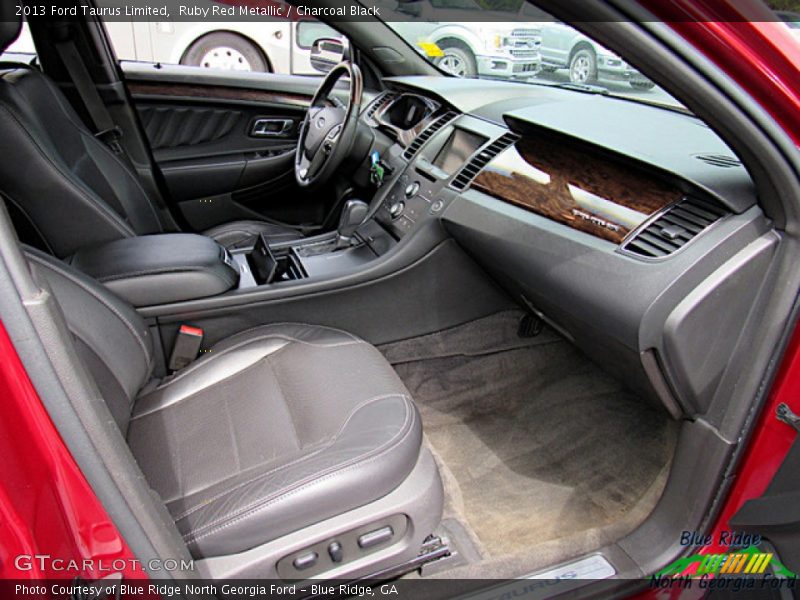 Ruby Red Metallic / Charcoal Black 2013 Ford Taurus Limited