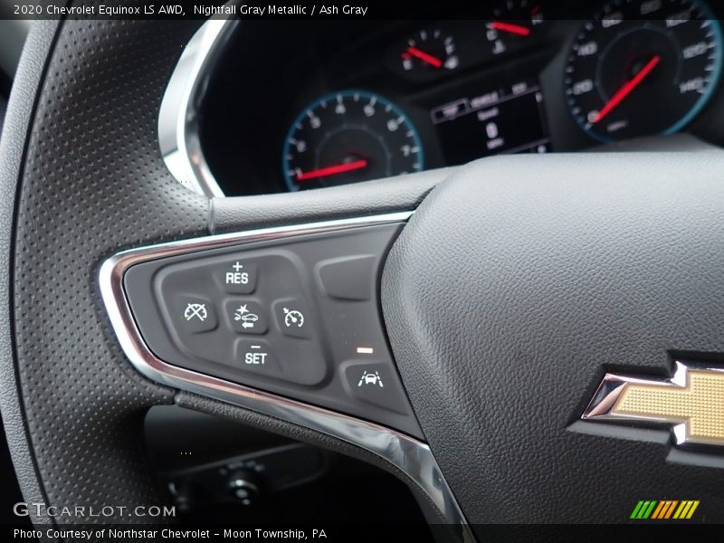 Nightfall Gray Metallic / Ash Gray 2020 Chevrolet Equinox LS AWD