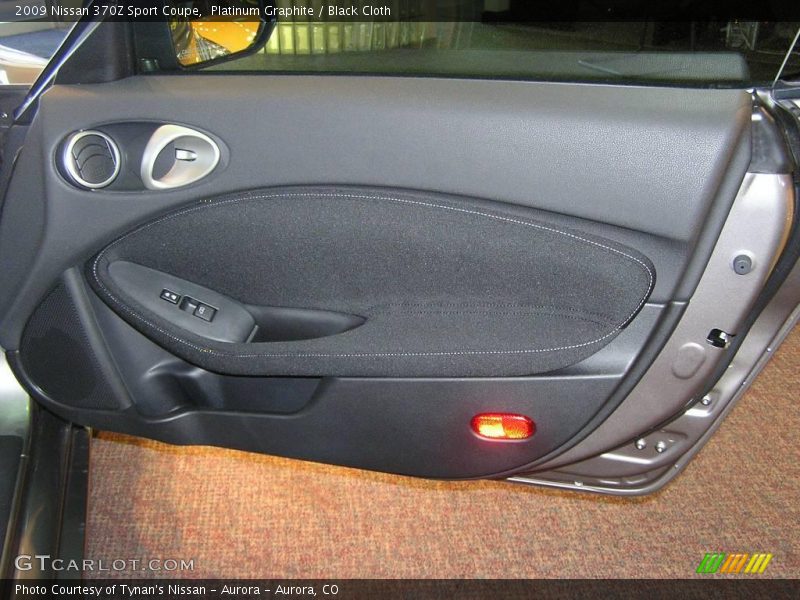 Platinum Graphite / Black Cloth 2009 Nissan 370Z Sport Coupe