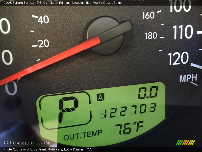Newport Blue Pearl / Desert Beige 2008 Subaru Forester 2.5 X L.L.Bean Edition