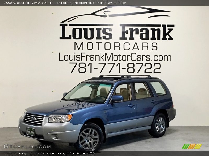 Newport Blue Pearl / Desert Beige 2008 Subaru Forester 2.5 X L.L.Bean Edition