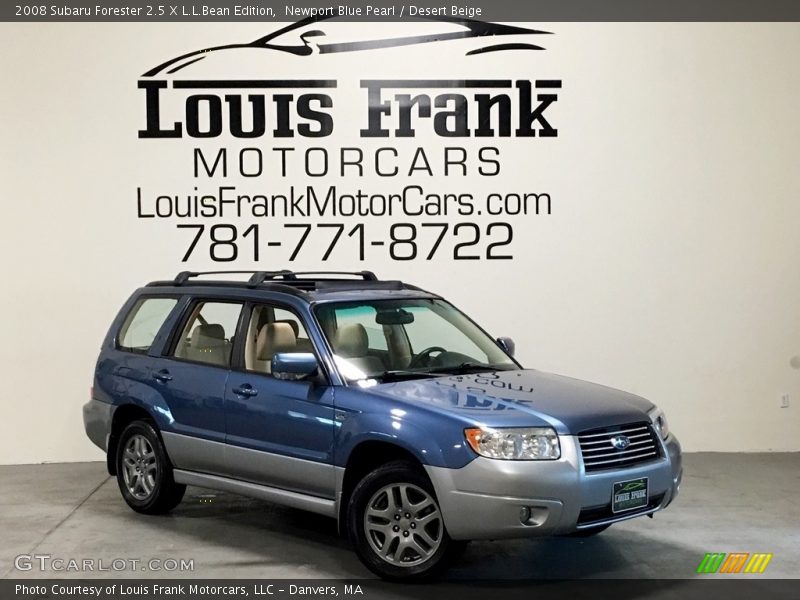 Newport Blue Pearl / Desert Beige 2008 Subaru Forester 2.5 X L.L.Bean Edition