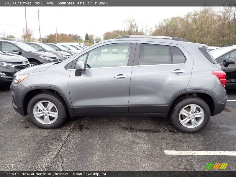 Satin Steel Metallic / Jet Black 2020 Chevrolet Trax LT AWD
