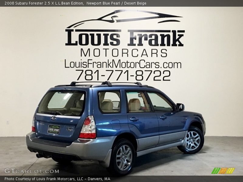 Newport Blue Pearl / Desert Beige 2008 Subaru Forester 2.5 X L.L.Bean Edition