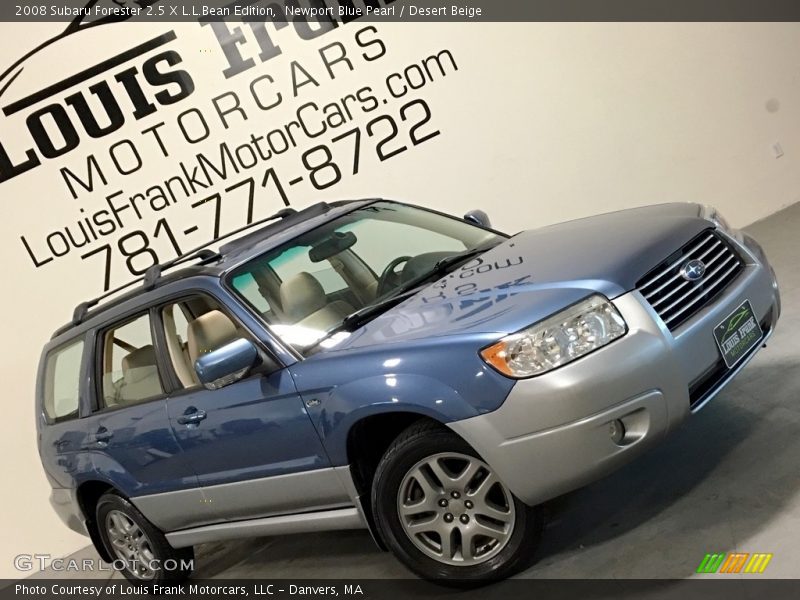 Newport Blue Pearl / Desert Beige 2008 Subaru Forester 2.5 X L.L.Bean Edition