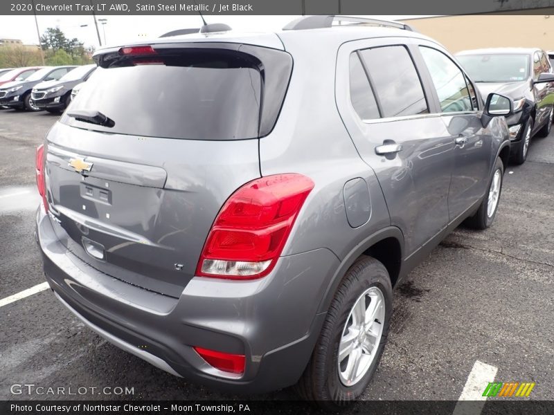 Satin Steel Metallic / Jet Black 2020 Chevrolet Trax LT AWD