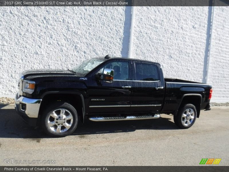 Onyx Black / Cocoa/­Dune 2017 GMC Sierra 2500HD SLT Crew Cab 4x4