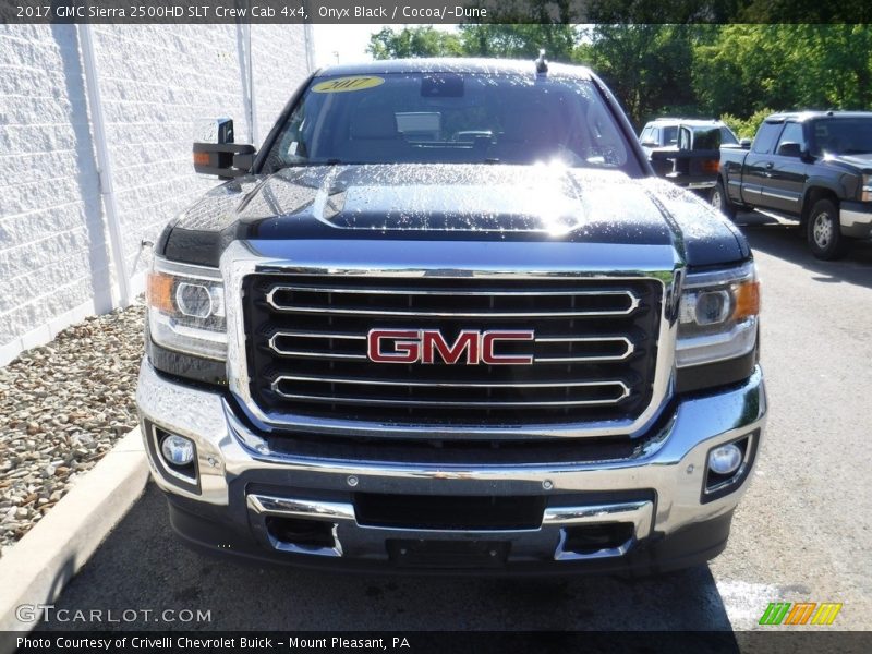 Onyx Black / Cocoa/­Dune 2017 GMC Sierra 2500HD SLT Crew Cab 4x4