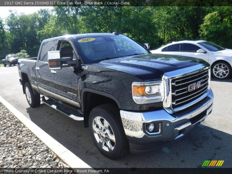 Onyx Black / Cocoa/­Dune 2017 GMC Sierra 2500HD SLT Crew Cab 4x4