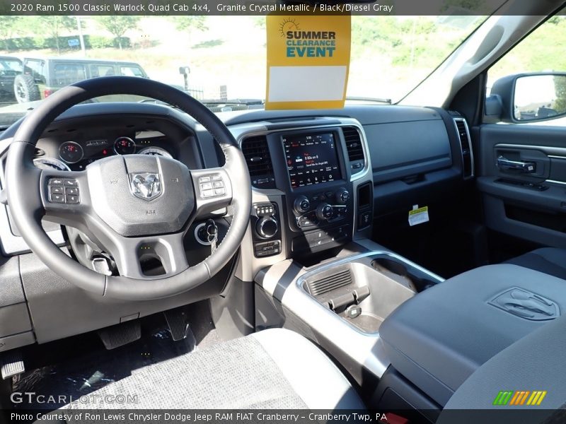 Granite Crystal Metallic / Black/Diesel Gray 2020 Ram 1500 Classic Warlock Quad Cab 4x4