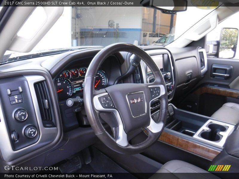 Onyx Black / Cocoa/­Dune 2017 GMC Sierra 2500HD SLT Crew Cab 4x4