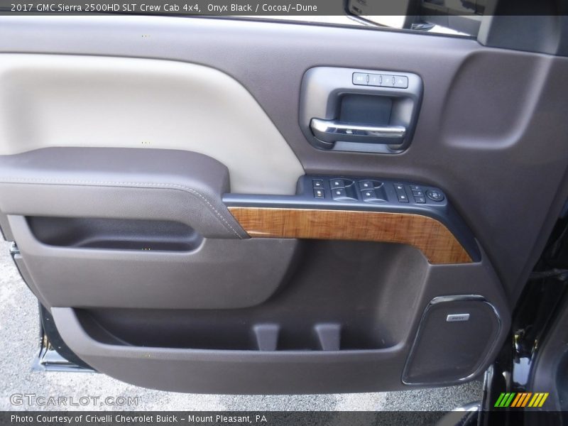 Onyx Black / Cocoa/­Dune 2017 GMC Sierra 2500HD SLT Crew Cab 4x4