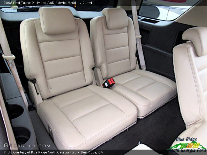 Merlot Metallic / Camel 2008 Ford Taurus X Limited AWD