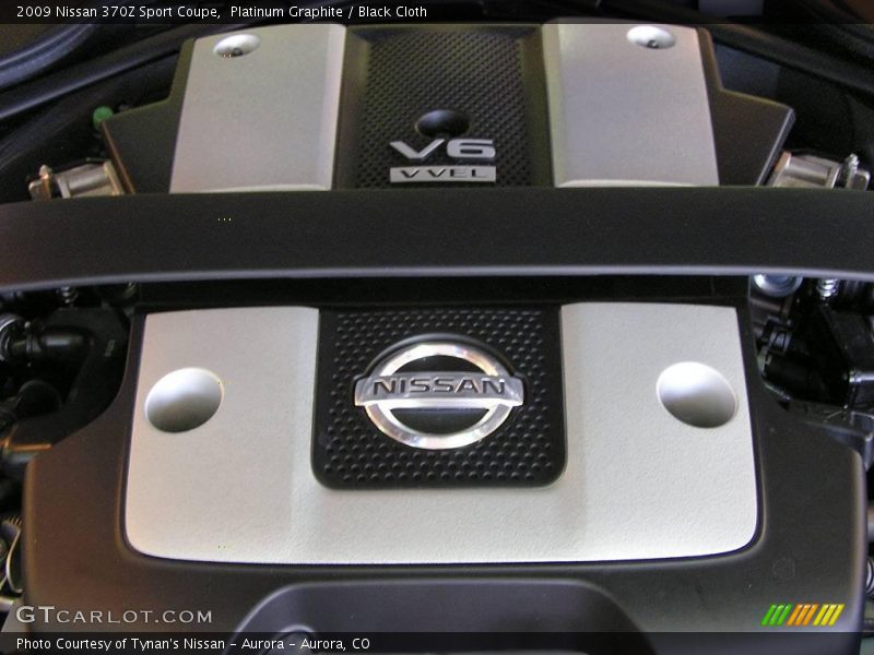 Platinum Graphite / Black Cloth 2009 Nissan 370Z Sport Coupe