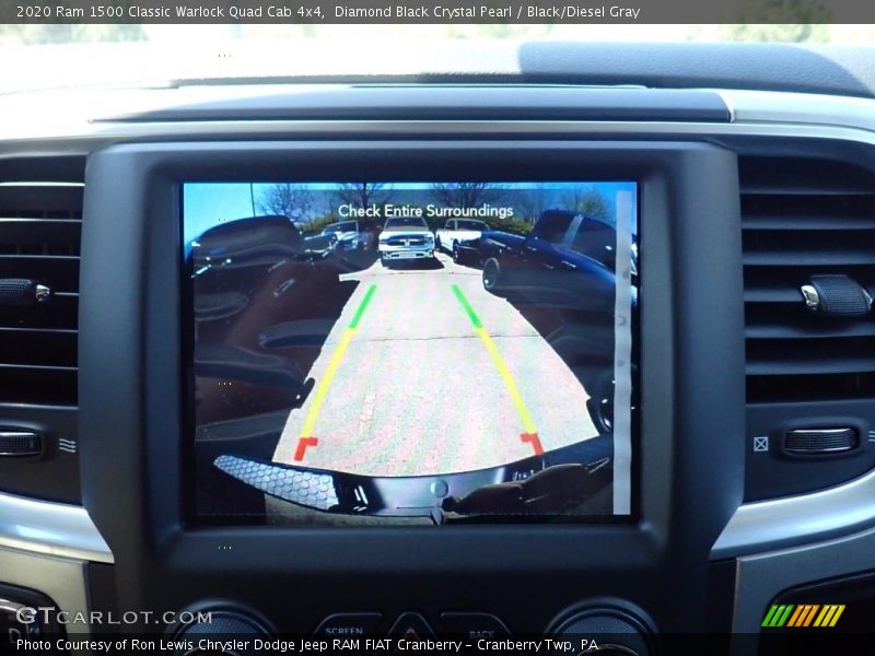Diamond Black Crystal Pearl / Black/Diesel Gray 2020 Ram 1500 Classic Warlock Quad Cab 4x4
