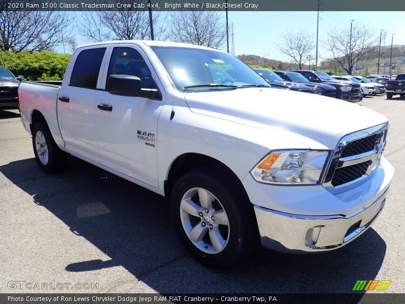 Bright White / Black/Diesel Gray 2020 Ram 1500 Classic Tradesman Crew Cab 4x4