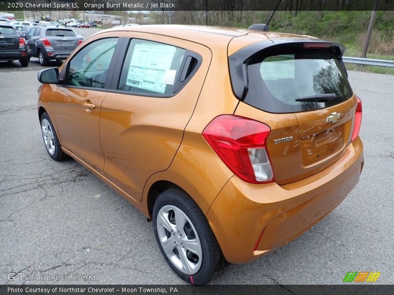 Orange Burst Metallic / Jet Black 2020 Chevrolet Spark LS
