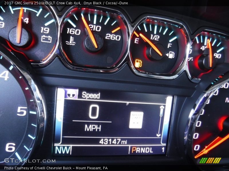 Onyx Black / Cocoa/­Dune 2017 GMC Sierra 2500HD SLT Crew Cab 4x4