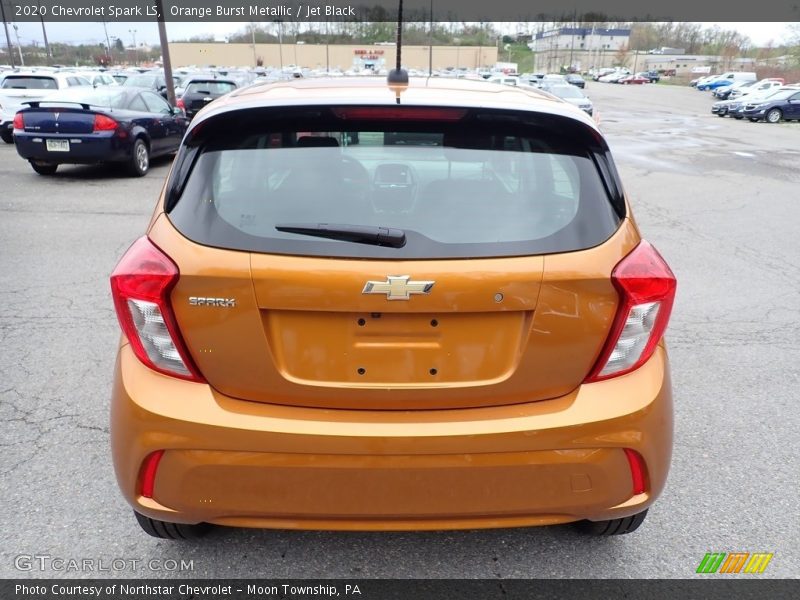 Orange Burst Metallic / Jet Black 2020 Chevrolet Spark LS