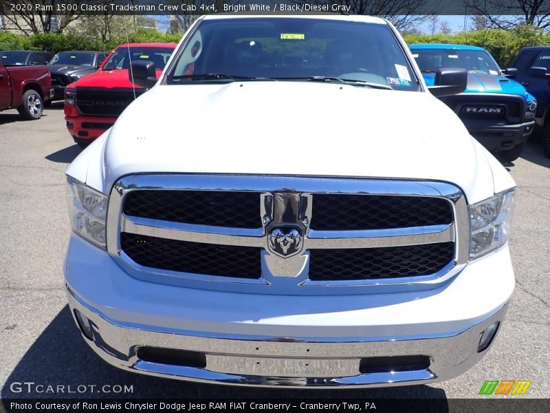 Bright White / Black/Diesel Gray 2020 Ram 1500 Classic Tradesman Crew Cab 4x4