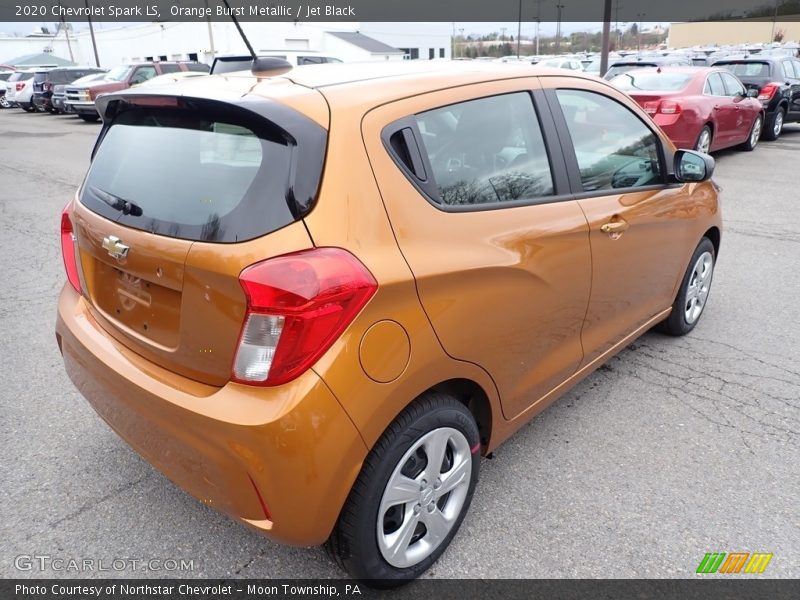 Orange Burst Metallic / Jet Black 2020 Chevrolet Spark LS