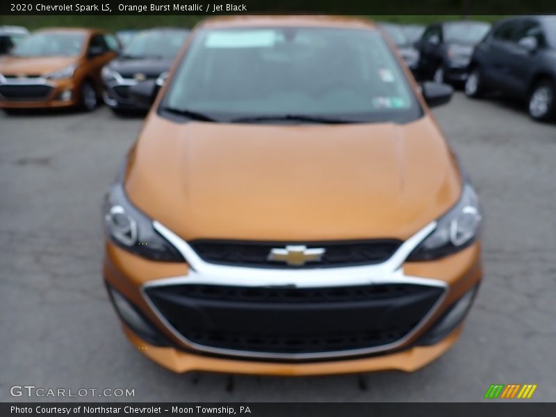 Orange Burst Metallic / Jet Black 2020 Chevrolet Spark LS