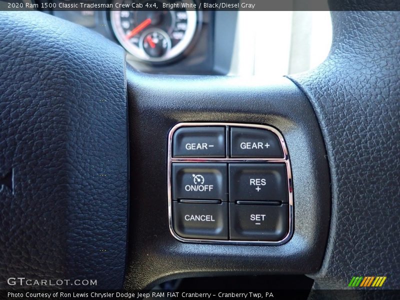 Bright White / Black/Diesel Gray 2020 Ram 1500 Classic Tradesman Crew Cab 4x4