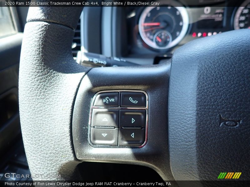 Bright White / Black/Diesel Gray 2020 Ram 1500 Classic Tradesman Crew Cab 4x4