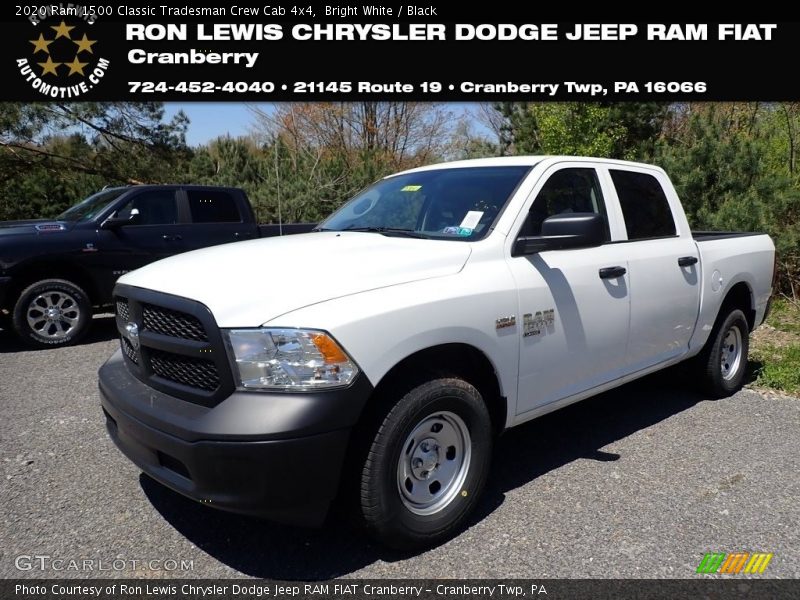 Bright White / Black 2020 Ram 1500 Classic Tradesman Crew Cab 4x4