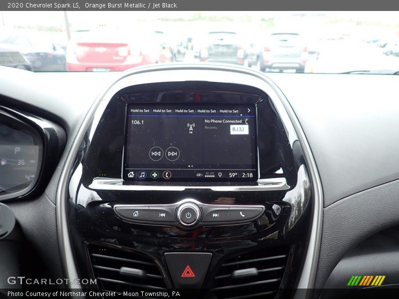 Orange Burst Metallic / Jet Black 2020 Chevrolet Spark LS