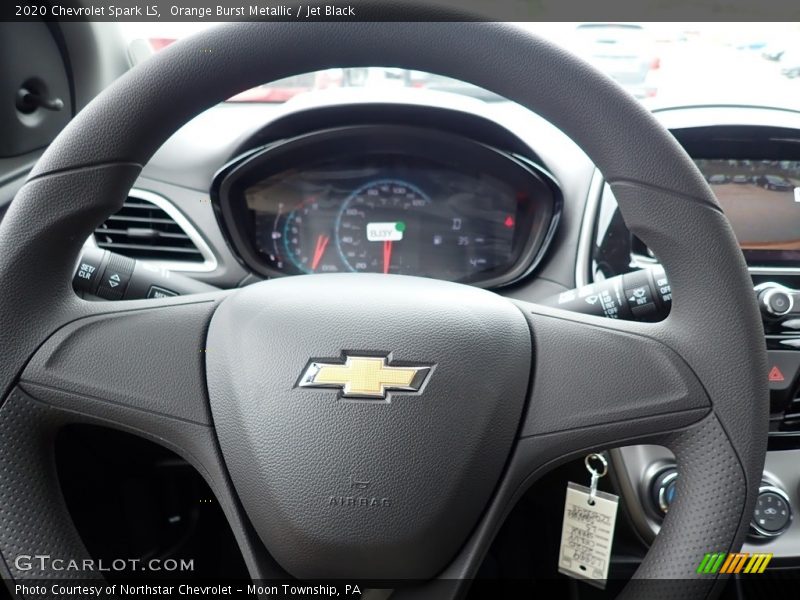 Orange Burst Metallic / Jet Black 2020 Chevrolet Spark LS