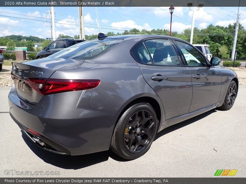 Stromboli Gray Metallic / Black 2020 Alfa Romeo Giulia AWD