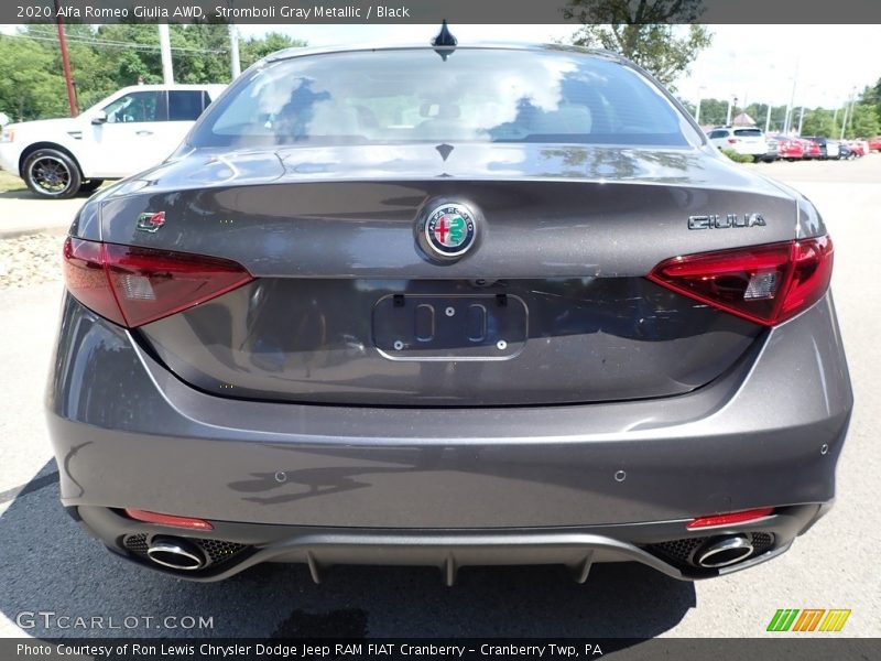 Stromboli Gray Metallic / Black 2020 Alfa Romeo Giulia AWD