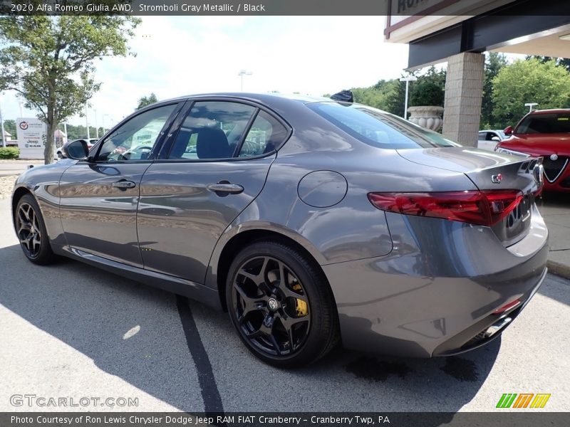 Stromboli Gray Metallic / Black 2020 Alfa Romeo Giulia AWD