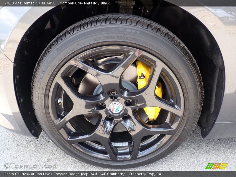 Stromboli Gray Metallic / Black 2020 Alfa Romeo Giulia AWD